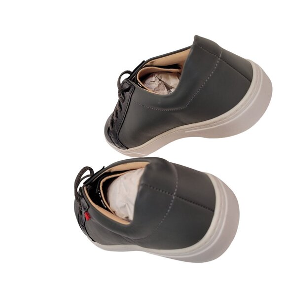 Marc Joseph New York Unisex Kids Casual Metropolitan Sneaker Gray Nappa 6.5 - Picture 5 of 15
